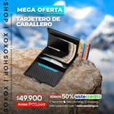 Tarjetero billetera de caballero